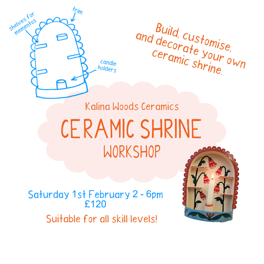 Ceramic Shrine Workshop Saturday 1st February 2025